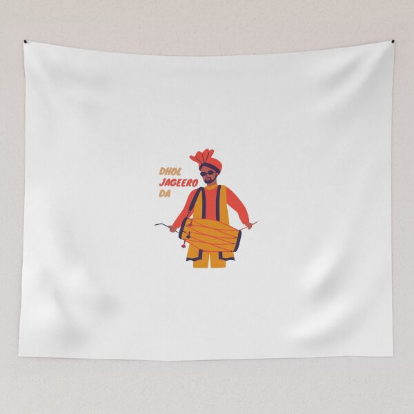 Item preview, Dhol Jageero Da designed and sold by BrownGirlMantra.