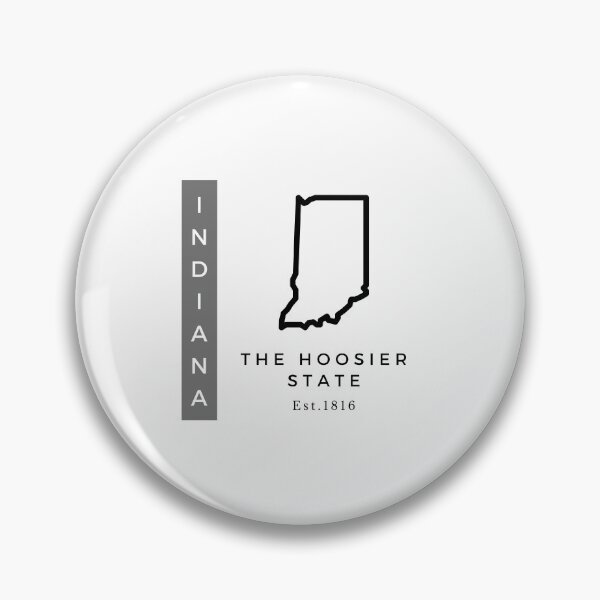 Item preview, Minimalist US State Design - Indiana designed and sold by Gabriella Flores.