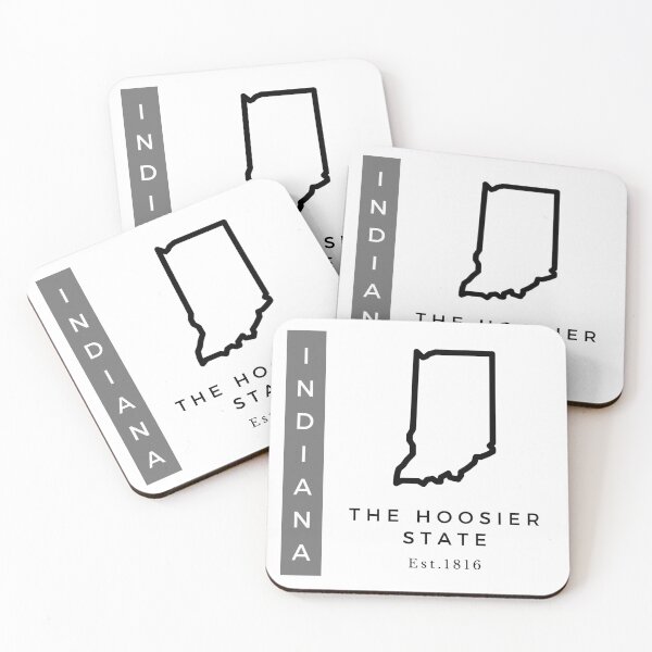 Item preview, Minimalist US State Design - Indiana designed and sold by Gabriella Flores.
