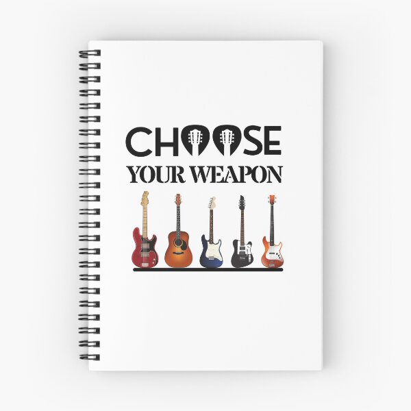 Item preview, Guitar, Choose your Weapon, Funny guitar player gift designed and sold by AmazingEcraft.