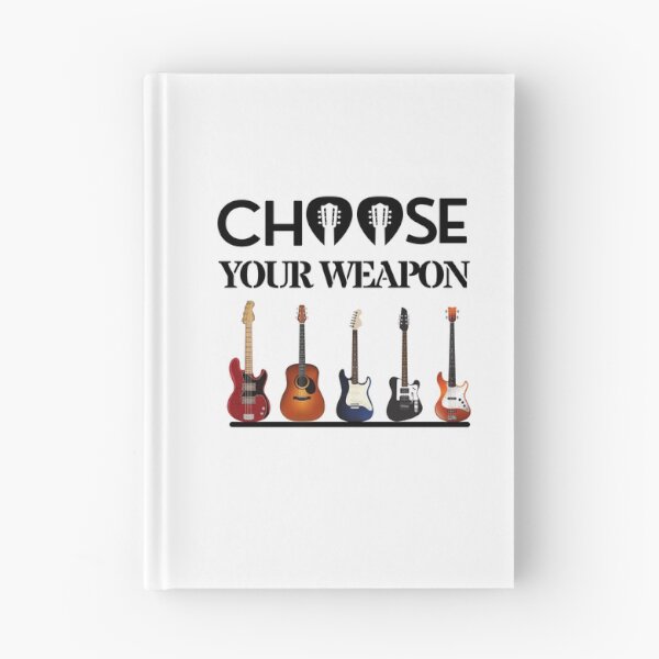 Item preview, Guitar, Choose your Weapon, Funny guitar player gift designed and sold by AmazingEcraft.