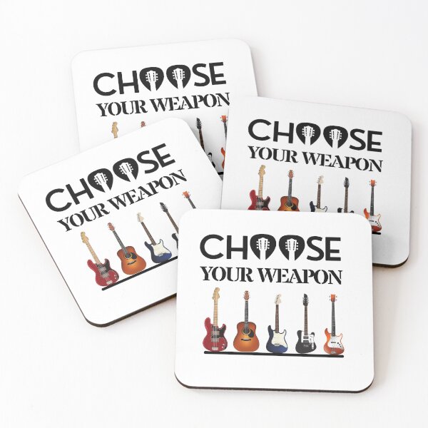 Item preview, Guitar, Choose your Weapon, Funny guitar player gift designed and sold by AmazingEcraft.