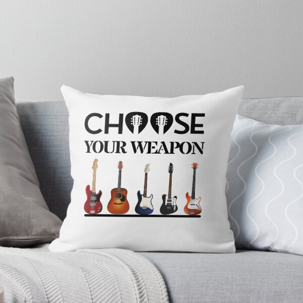 Item preview, Guitar, Choose your Weapon, Funny guitar player gift designed and sold by AmazingEcraft.