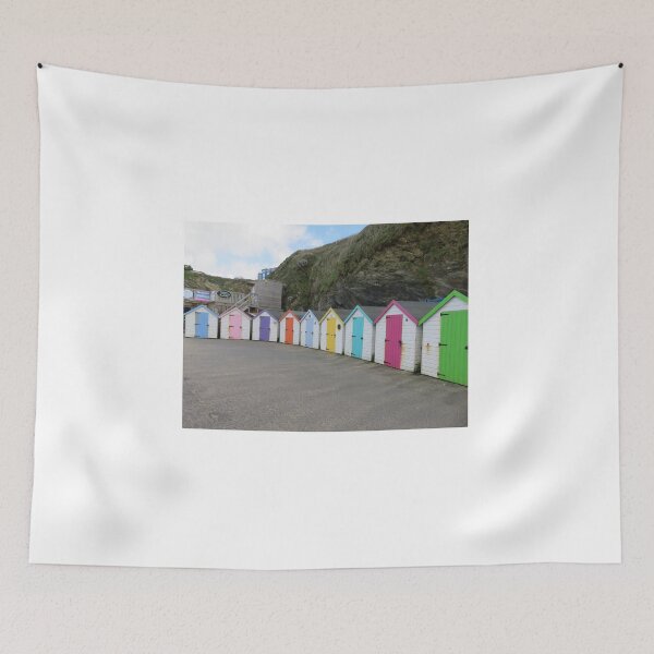 Item preview, Newquay beach huts  designed and sold by BerylBez.
