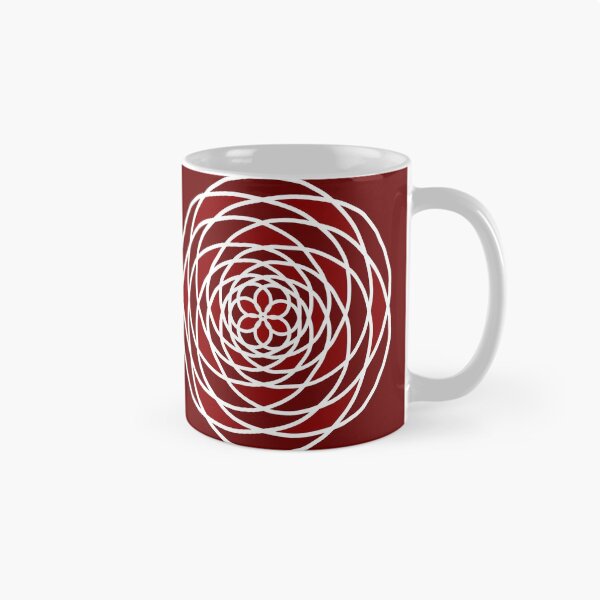 Aperçu de l'œuvre Mandala rose tons rouge foncé créée et vendue par DeAnna Hickman.