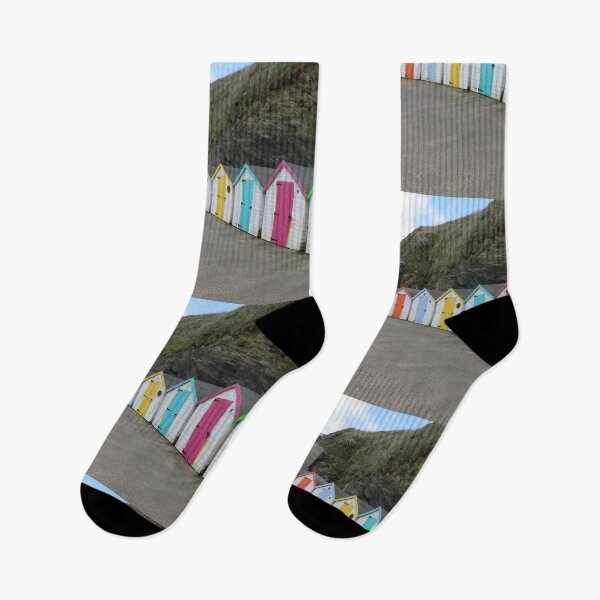 Item preview, Newquay beach huts  designed and sold by BerylBez.