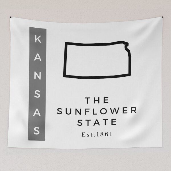 Item preview, Minimalist US State Design - Kansas designed and sold by Gabriella Flores.