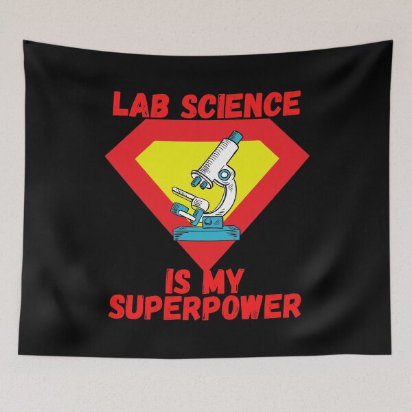 Item preview, LAB SCIENCE IS MY SUPERPOWER MICROSCOPE SCIENCE designed and sold by Hippiesole.
