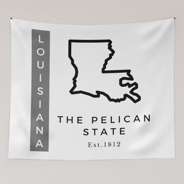 Item preview, Minimalist US State Design - Louisiana designed and sold by Gabriella Flores.