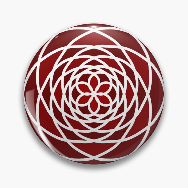 Artikelvorschau, Dunkelrote Töne Rose Mandala entworfen und verkauft von DeAnna Hickman.