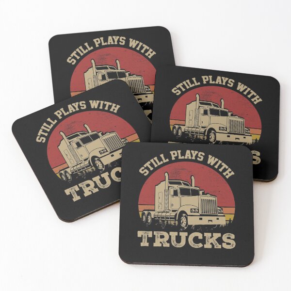Item preview, Still Plays With Trucks designed and sold by Wide Turn Gang.