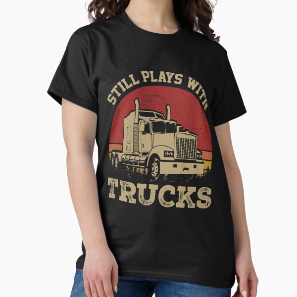 Item preview, Still Plays With Trucks designed and sold by Wide Turn Gang.