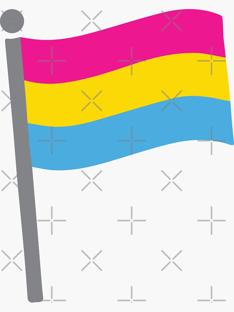 "Pan flag" Sticker for Sale by kd001614 Redbubble