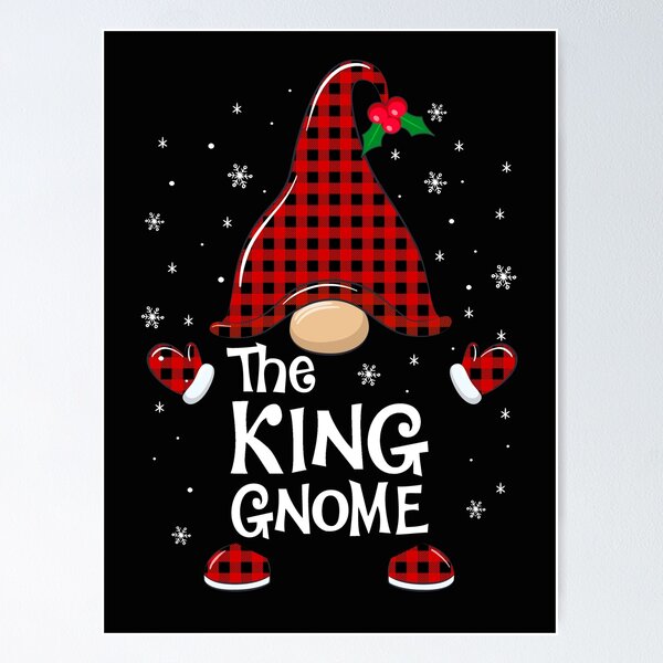 Item preview, King Gnome Buffalo Plaid Matching Christmas Pajama Gift designed and sold by DanielleNicolet.