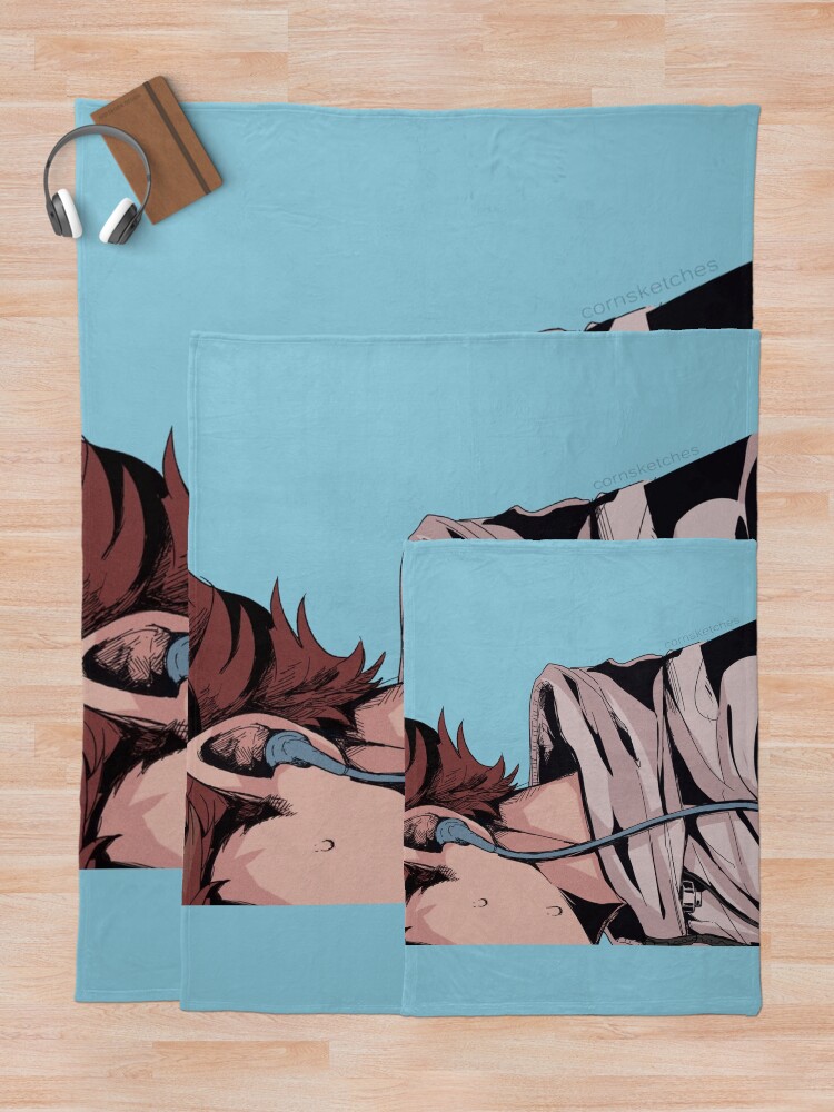 "Oikawa's Ear Haikyuu" Throw Blanket for Sale by JuanGames Redbubble