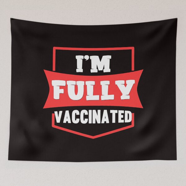Item preview, I'm Fully Vaccinated - Cool Clean Text Effects  designed and sold by leo121687.