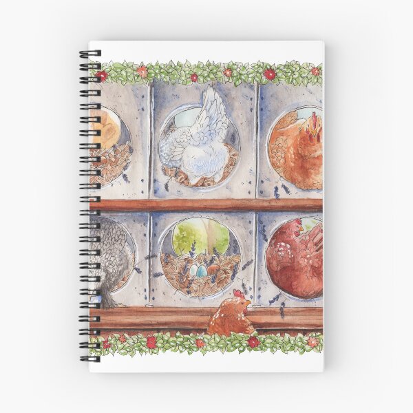 Item preview, Egg Laying Time! Watercolor Illustration designed and sold by eleary.