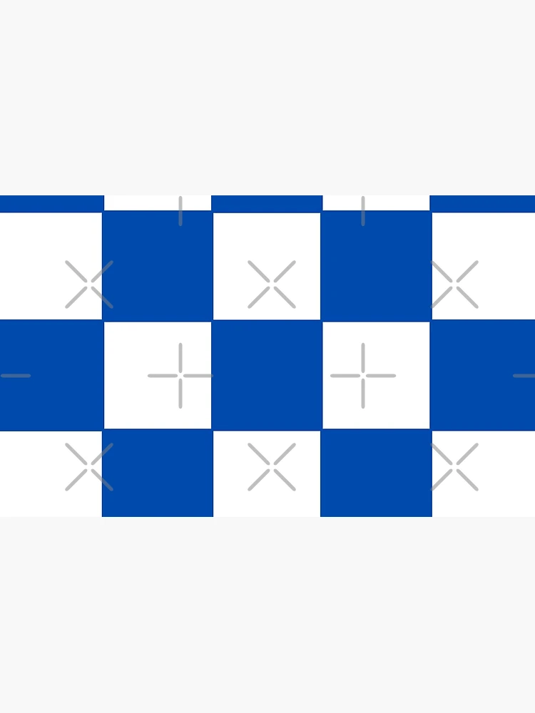 Thumbnail 4 of 4, Coffee Mug, Blue Check Pattern designed and sold by ModkMerch.