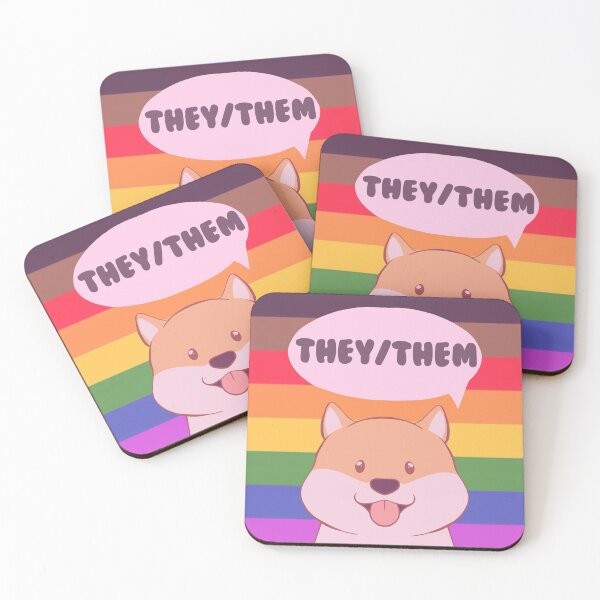Item preview, They/them pronouns please! designed and sold by mashedtortillas.