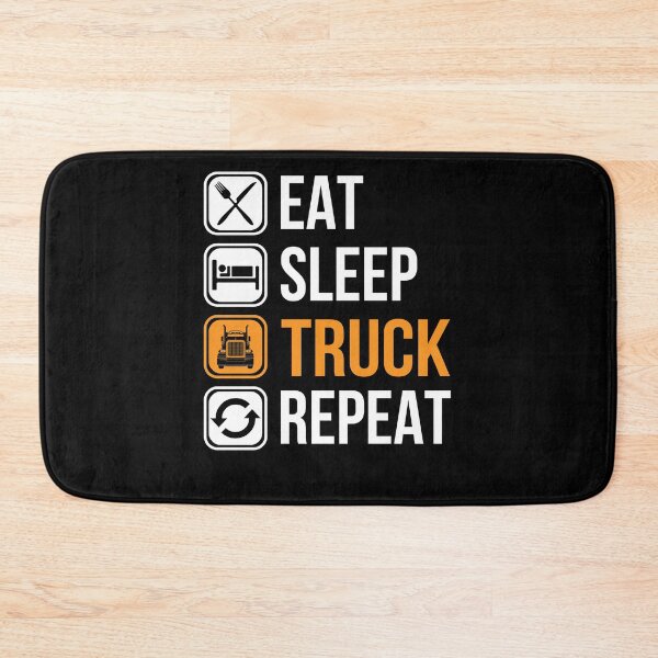 Item preview, Eat Sleep Truck Repeat designed and sold by Wide Turn Gang.