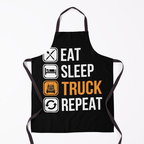 Item preview, Eat Sleep Truck Repeat designed and sold by Wide Turn Gang.