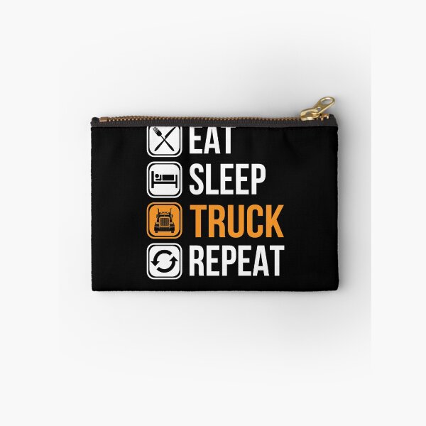 Item preview, Eat Sleep Truck Repeat designed and sold by Wide Turn Gang.