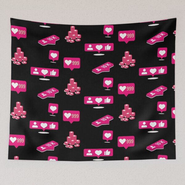 Item preview, Likes In Pink | Social Media Instagram Likes Sticker Pack designed and sold by Highon444.