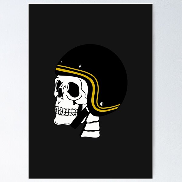 Item preview, Biker Skull designed and sold by hugoncalves.