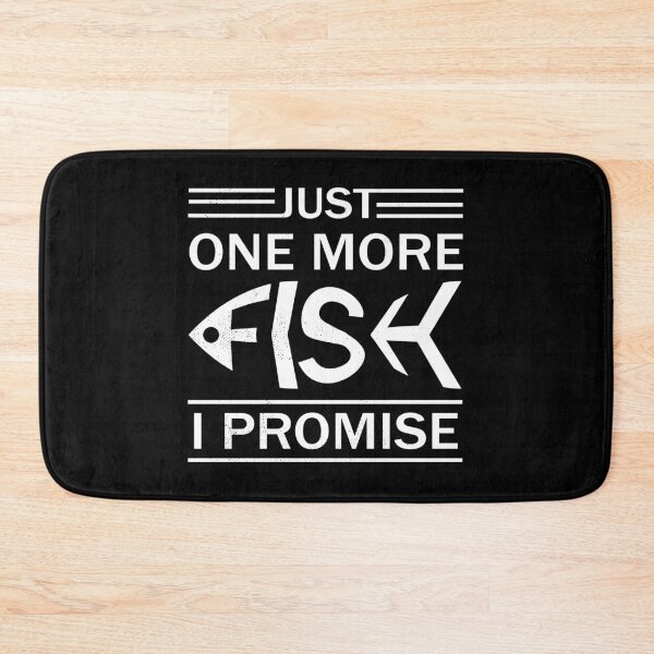 Item preview, JUST ONE MORE FISH I PROMISE - Funny Gift For Fishing Lovers designed and sold by CreativaArt-.
