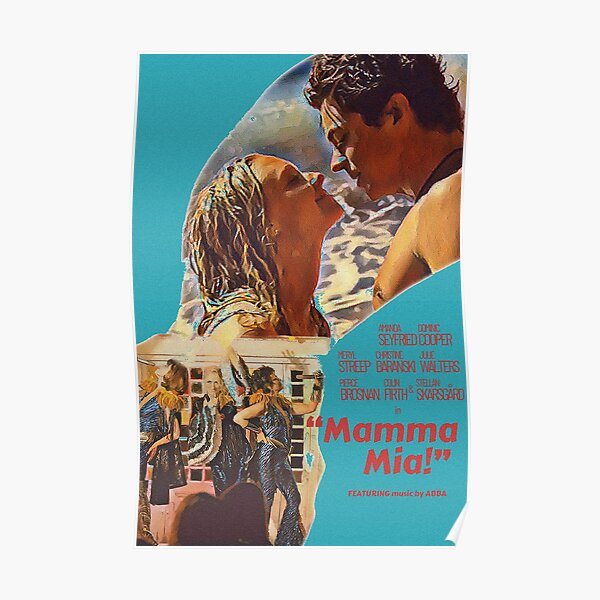 Mamma Mia Vintage Poster Poster