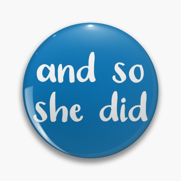 Item preview, And So She Did (French Bllue and White) designed and sold by Whoopsidoodle.