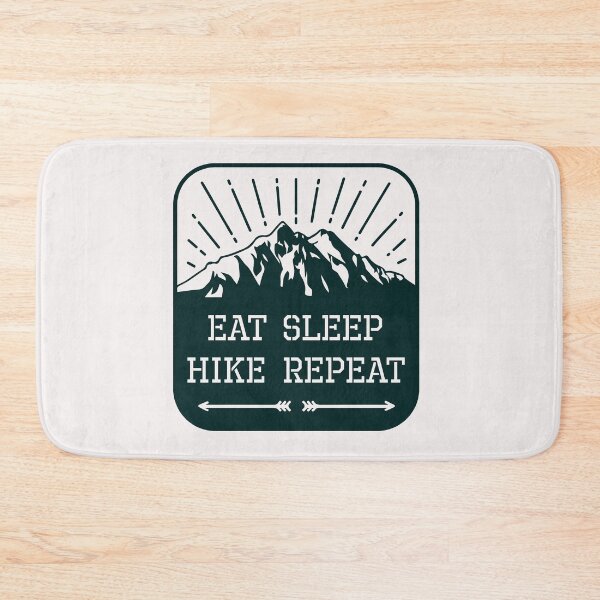 Artikelvorschau, Eat Sleep Hike Repeat-Emblem entworfen und verkauft von Kleon Seo.