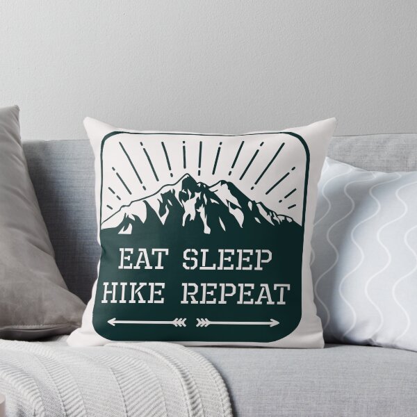 Artikelvorschau, Eat Sleep Hike Repeat-Emblem entworfen und verkauft von Kleon Seo.