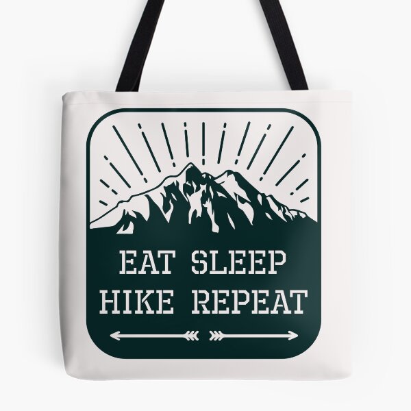 Artikelvorschau, Eat Sleep Hike Repeat-Emblem entworfen und verkauft von Kleon Seo.