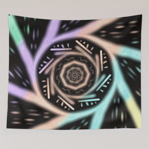 Item preview, Spinning star, Mandela style  designed and sold by puravidavisions.