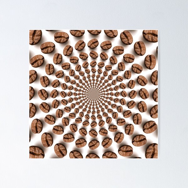 Item preview, Cool Bean Coffee Infinity Pattern designed and sold by miTeless seDign.