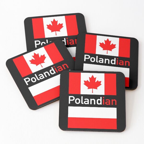 Item preview, Canadian Polish Flags Polandian designed and sold by Krukowski.