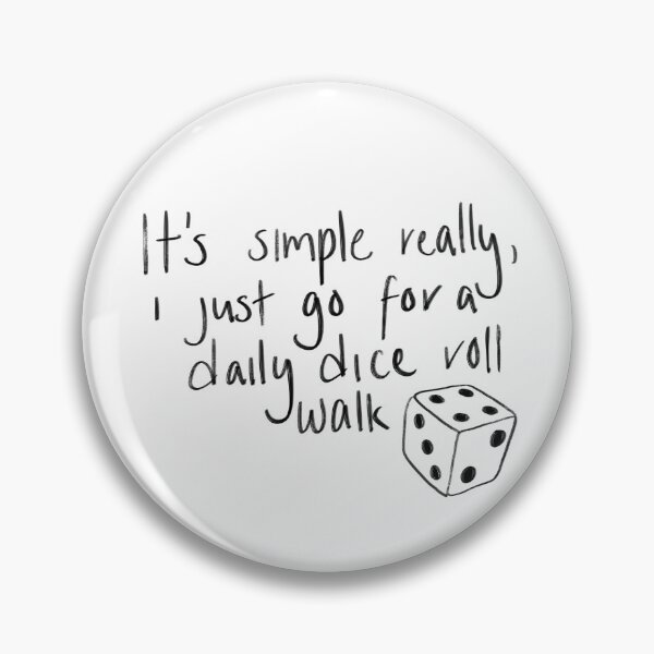 Item preview, Daily dice roll walk - Tik Tok designed and sold by damedanica.