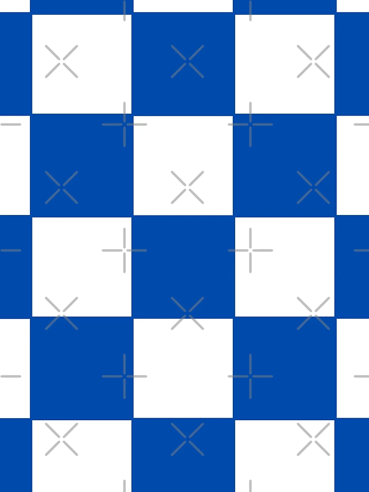 Thumbnail 3 of 3, Scarf, Blue Check Pattern designed and sold by ModkMerch.