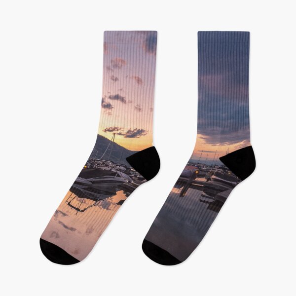 Item preview, Summer Sunset View at Penticton Marina, Okanagan Lake designed and sold by Amy Mitchell.