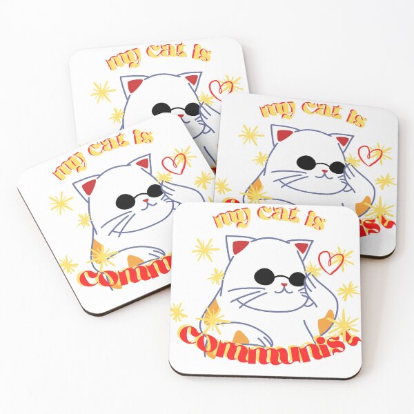 Item preview, my cat is communist designed and sold by marcadao99.