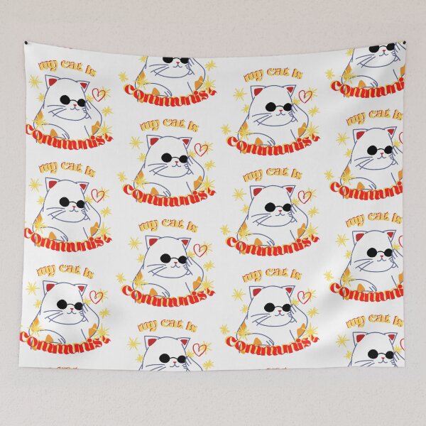 Item preview, my cat is communist designed and sold by marcadao99.