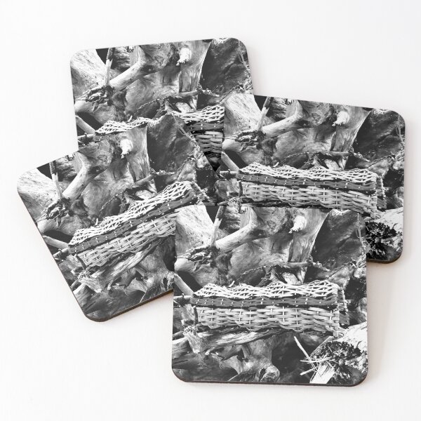 Item preview, Black and White Fiber Art designed and sold by WeepingGrove.