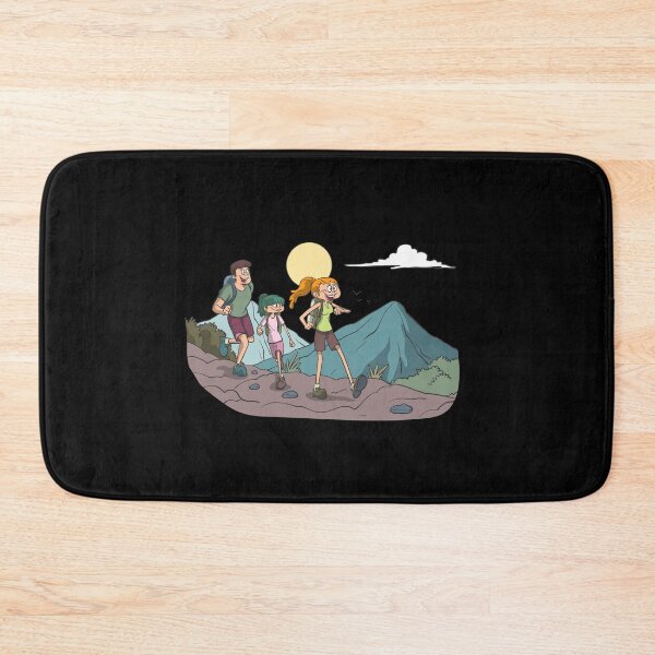 Item preview, Family hiking in the mountains designed and sold by Monkey Ful.