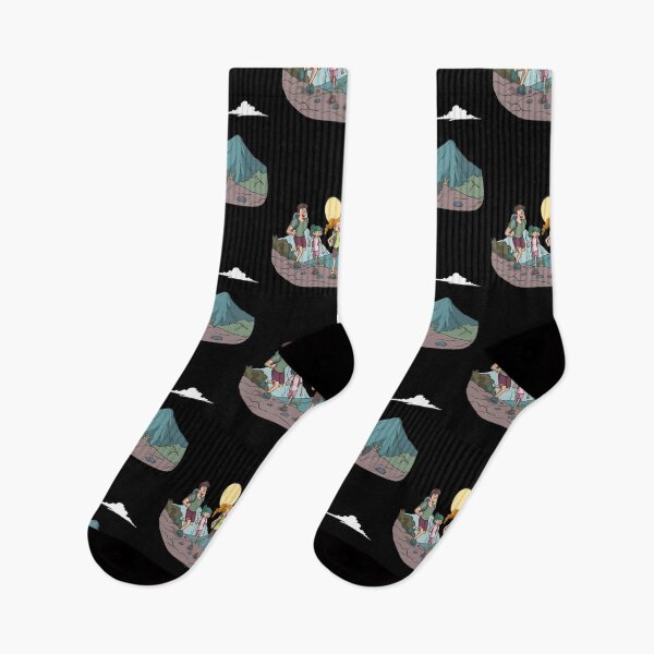 Item preview, Family hiking in the mountains designed and sold by Monkey Ful.