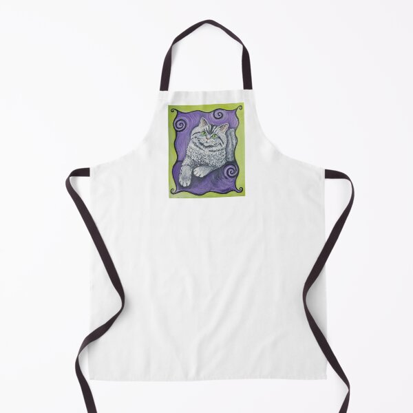 Item preview, Curly Selkirk Rex Cat designed and sold by Meowerks! Animal Art By Lynn Landers-Dickinson.