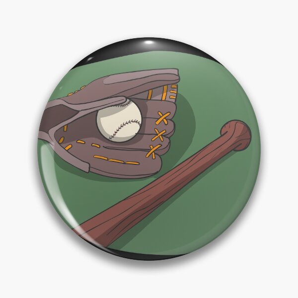 Item preview, Baseball bat with glove and ball designed and sold by Monkey Ful.