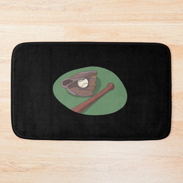 Item preview, Baseball bat with glove and ball designed and sold by Monkey Ful.
