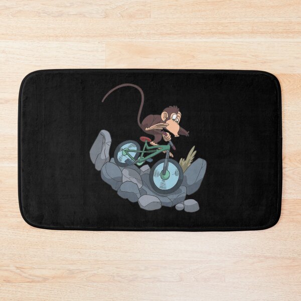 Item preview, Monkey on mountain bike downhill on rocks designed and sold by Monkey Ful.