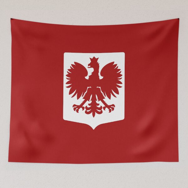 Item preview, White Coat of arms of Poland Crest Shield designed and sold by Krukowski.